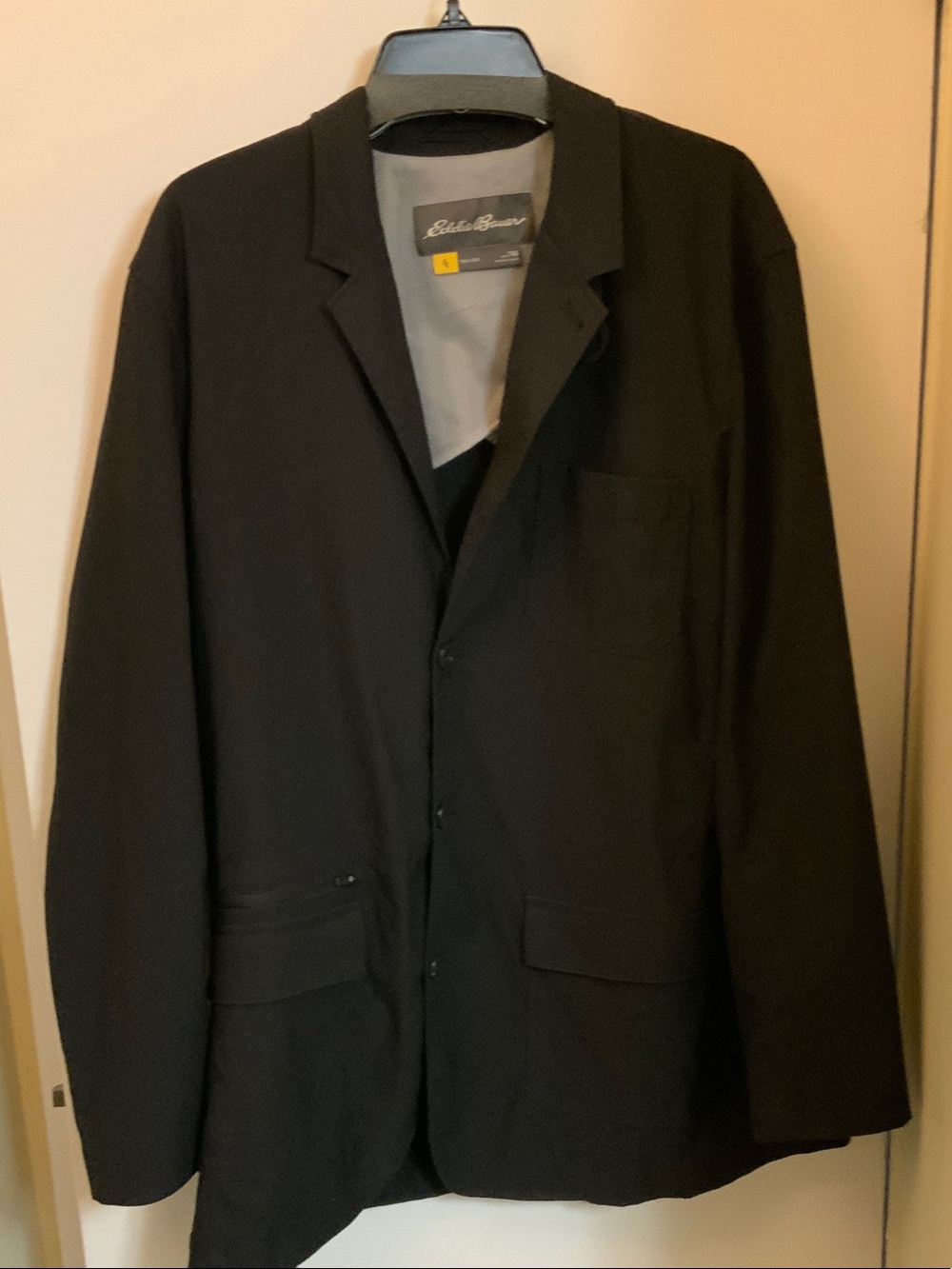 Eddie Bauer Black Men's Lightweight Travel Jacket